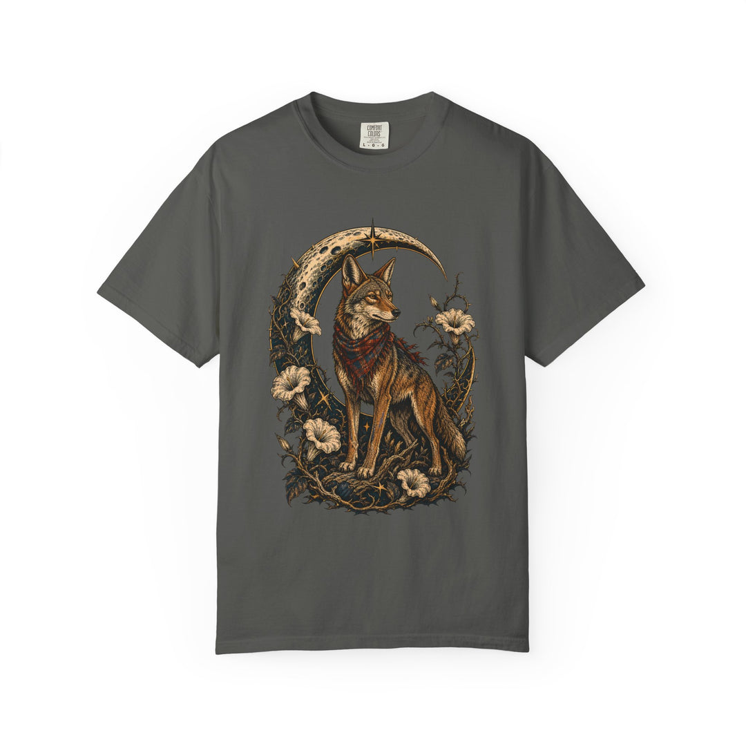 Plaid Moon Coyote Graphic Tee