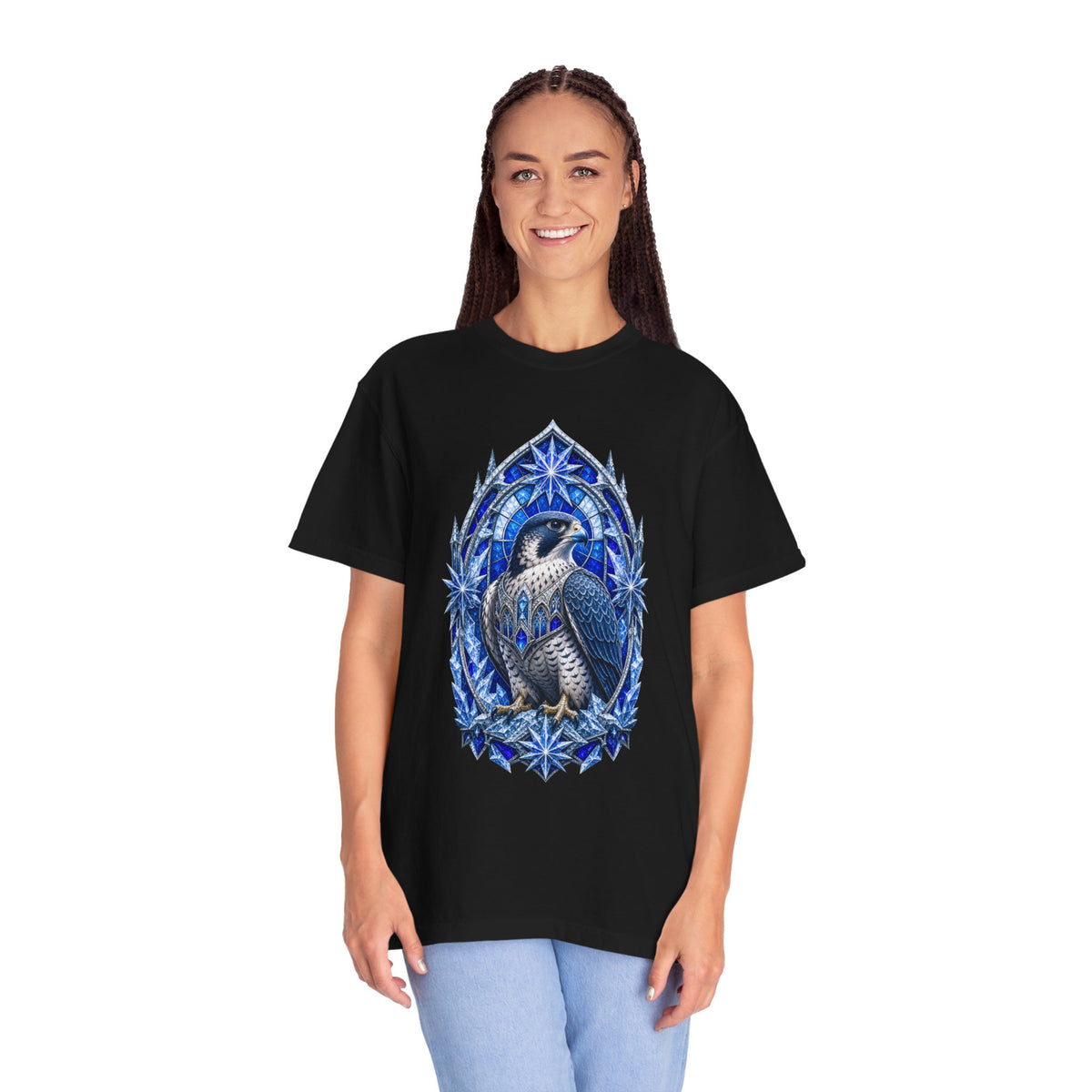 Glacier Cathedral Falcon Reliquary Graphic Tee