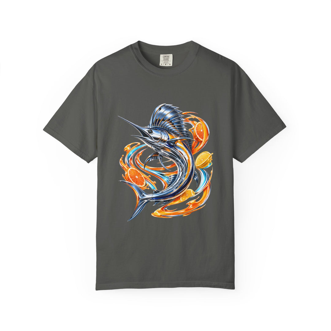 Chrome Citrus Swordfish Racer Graphic Tee