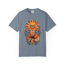 Solar Fox Folk Art Graphic T-Shirt