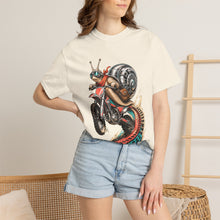 Chrome Deco Snail Motocross Courier T-Shirt Graphic
