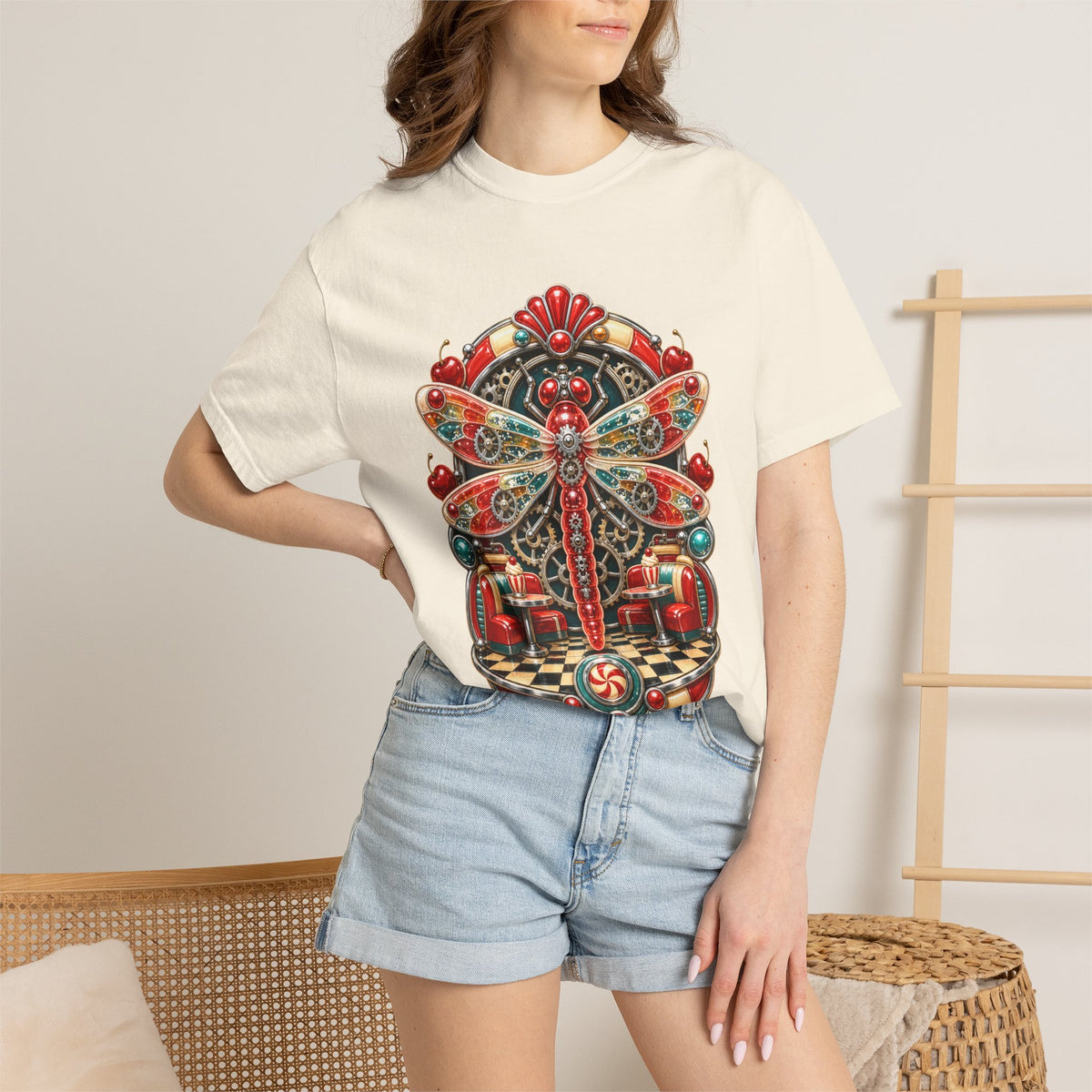 Gummy Diner Clockwork Dragonfly T-Shirt Graphic