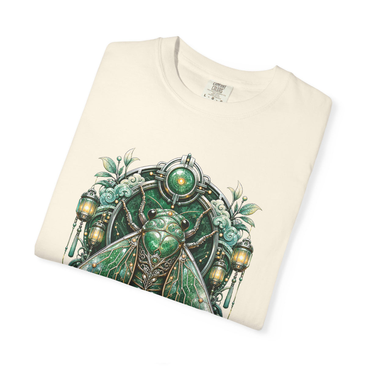 Cyber Jade Cicada Graphic Tee