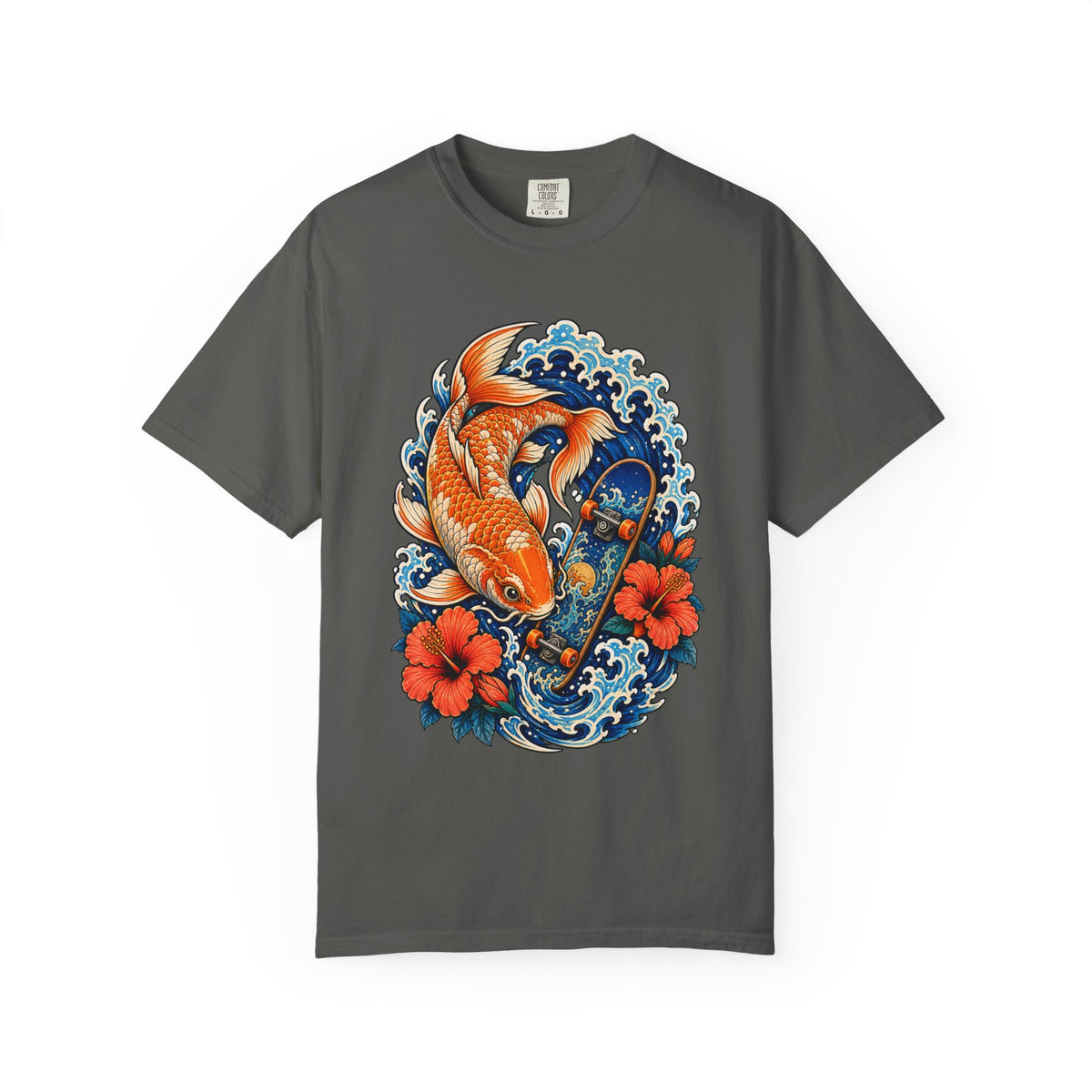 Oceanic Koi Skate Spirit T-Shirt Graphic