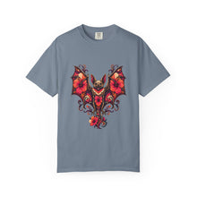 Psychedelic Hibiscus Bat Graphic Tee