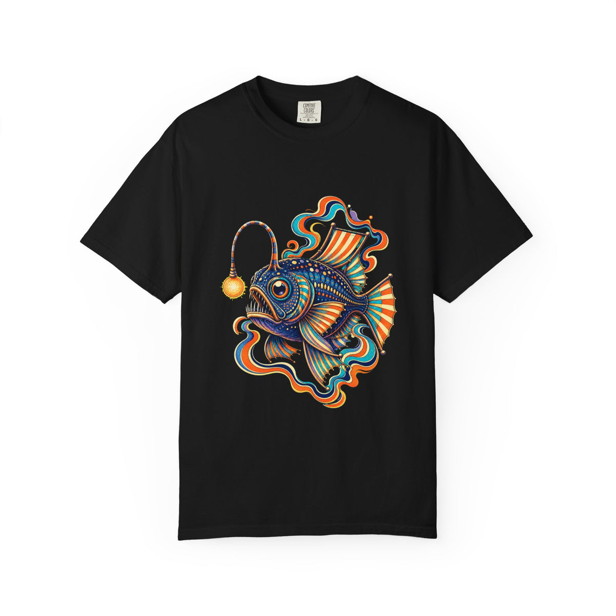 Psychedelic Deck-Chair Lanternfish T-Shirt Graphic