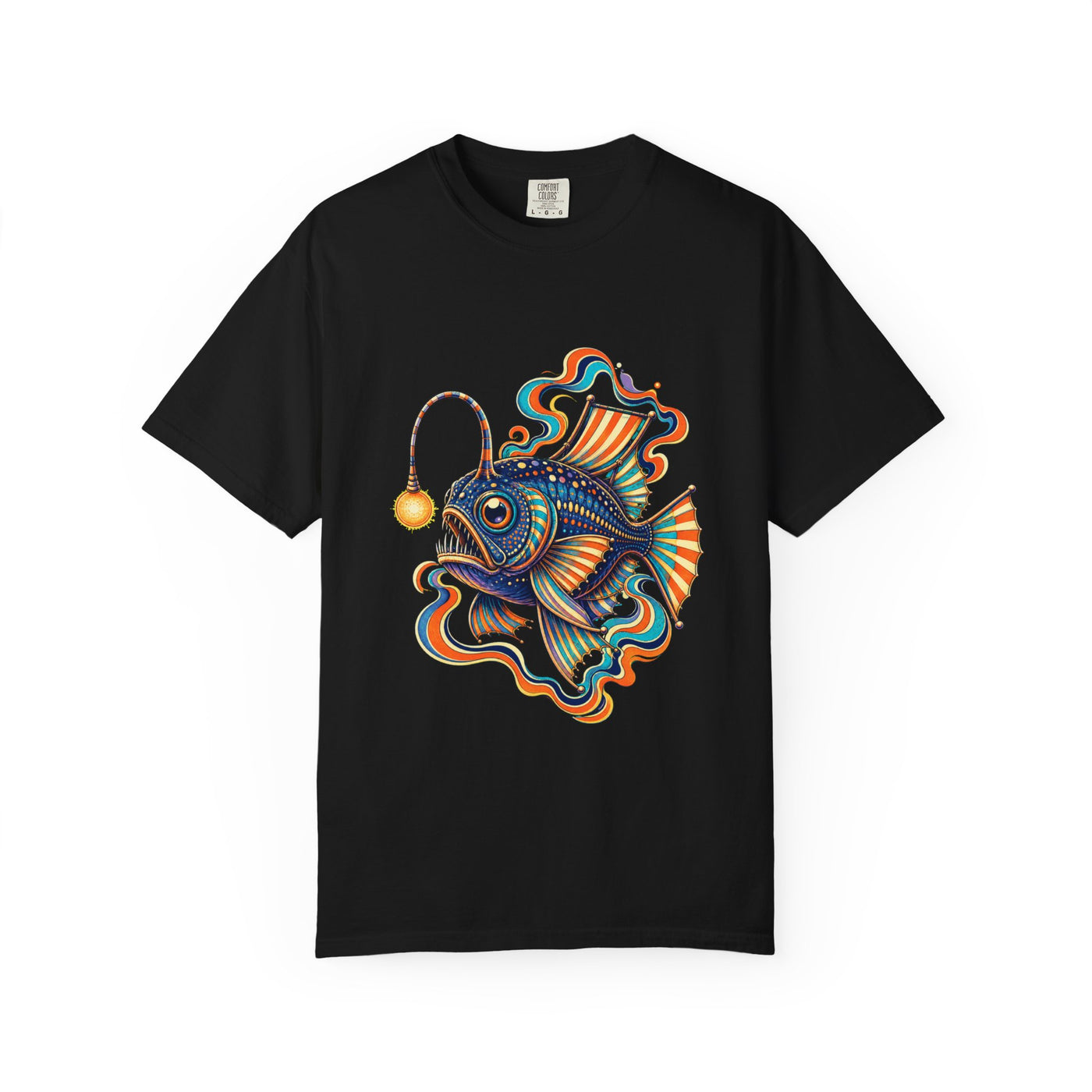 Psychedelic Deck-Chair Lanternfish T-Shirt Graphic