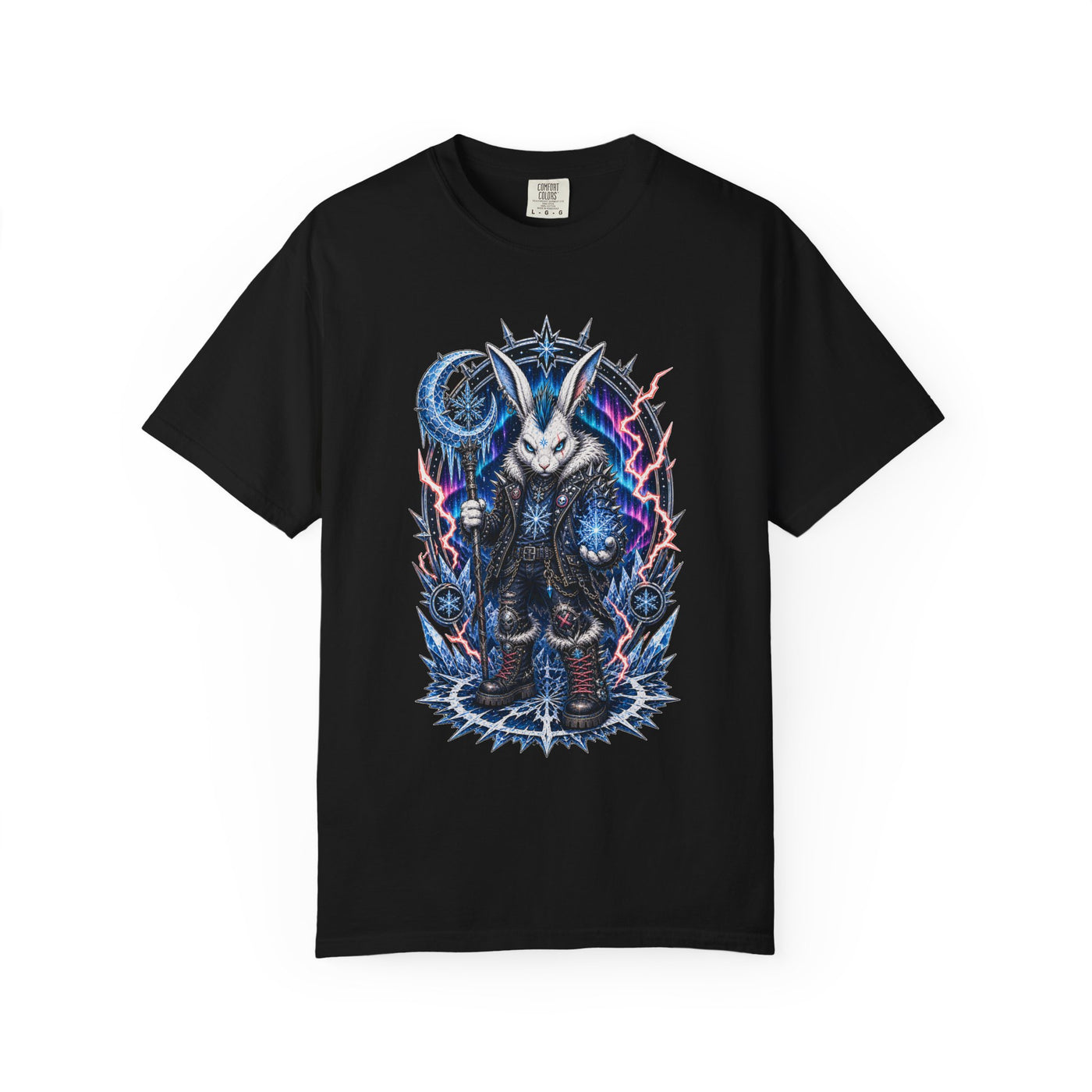 Punk Arctic Hare Oracle T-Shirt Graphic