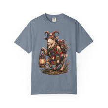 Quilted Highland Picnic Lantern Goat T-Shirt Graphic