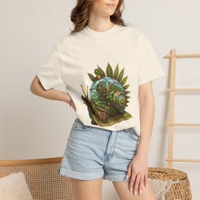Solarpunk Snail Botanist Graphic Tee