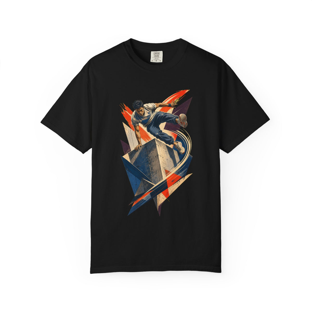 Brutalist Wall Vault Parkour Graphic Tee