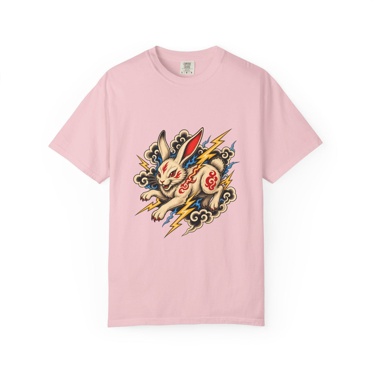 Tattoo Thunder Rabbit Graphic Tee
