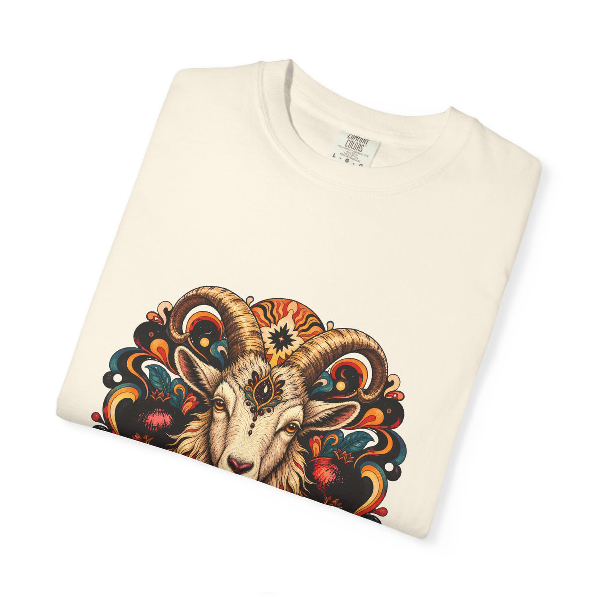 Psychedelic Pomegranate Goat Graphic Tee