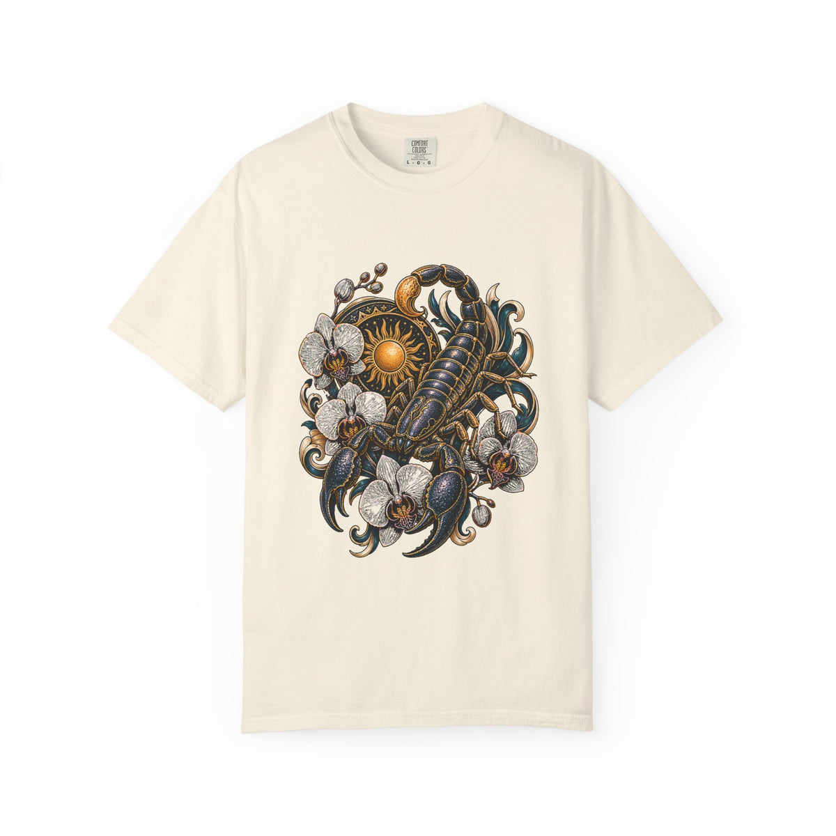Solar Orchid Scorpion Graphic Tee