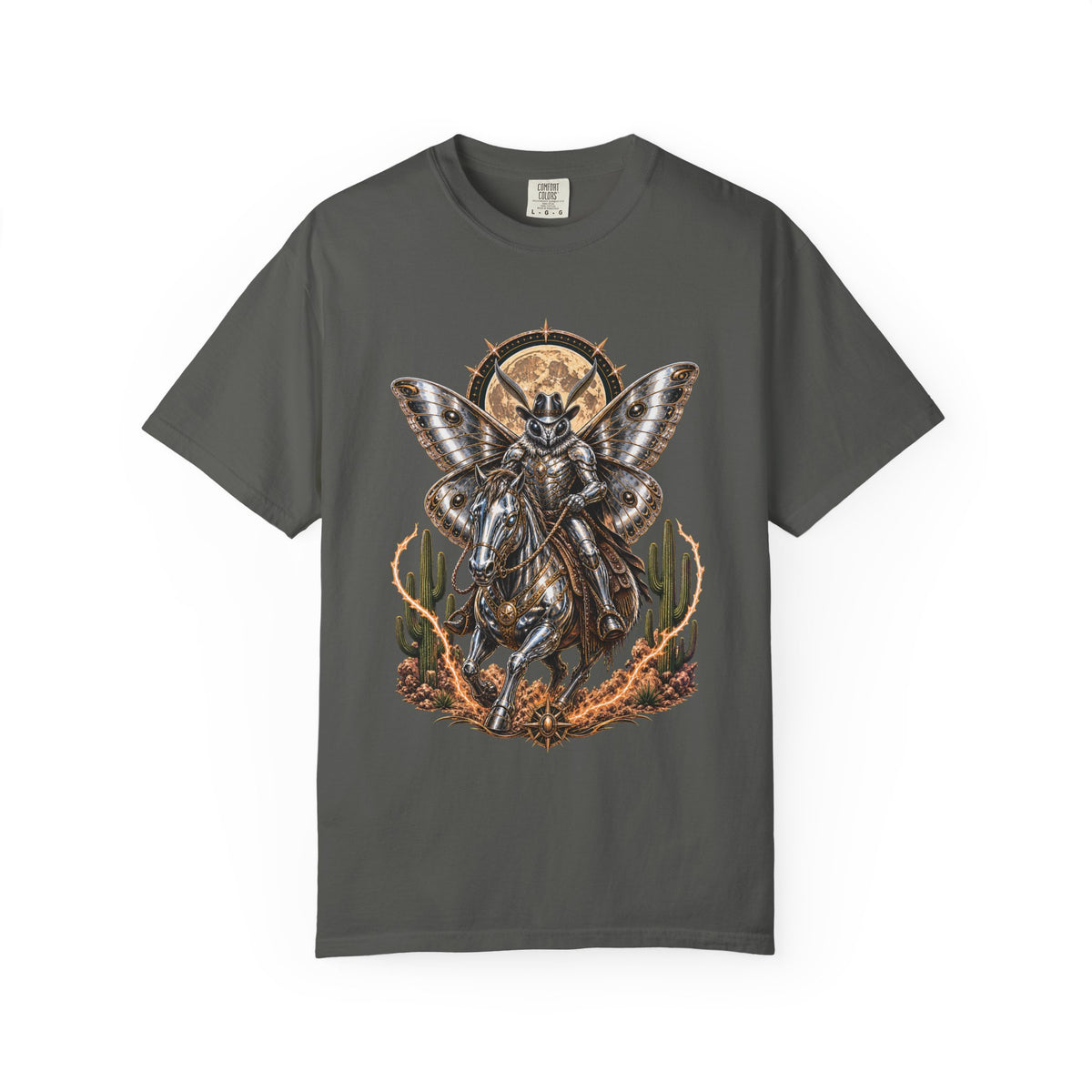Chrome Desert Moth Rider T-Shirt Graphic