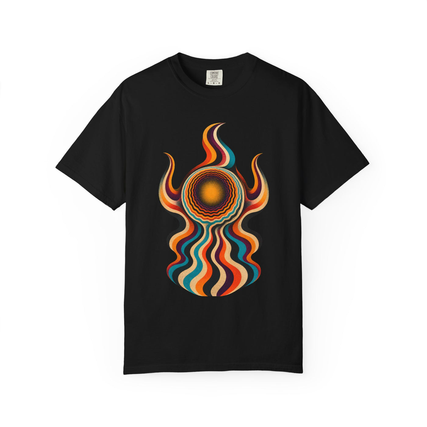Solar Moire Flare Field Graphic Tee