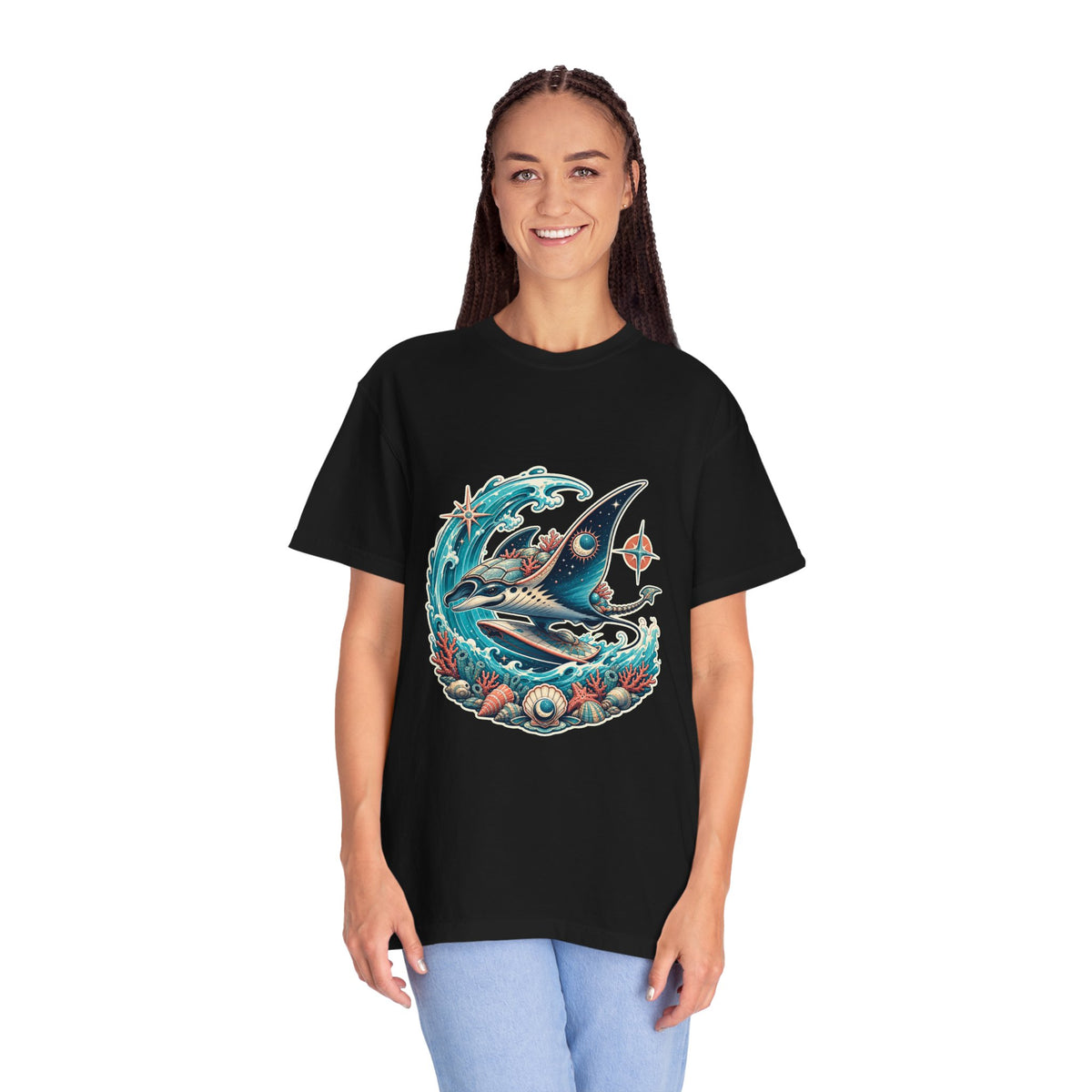 Astro Reef Surfer Manta T-Shirt Graphic