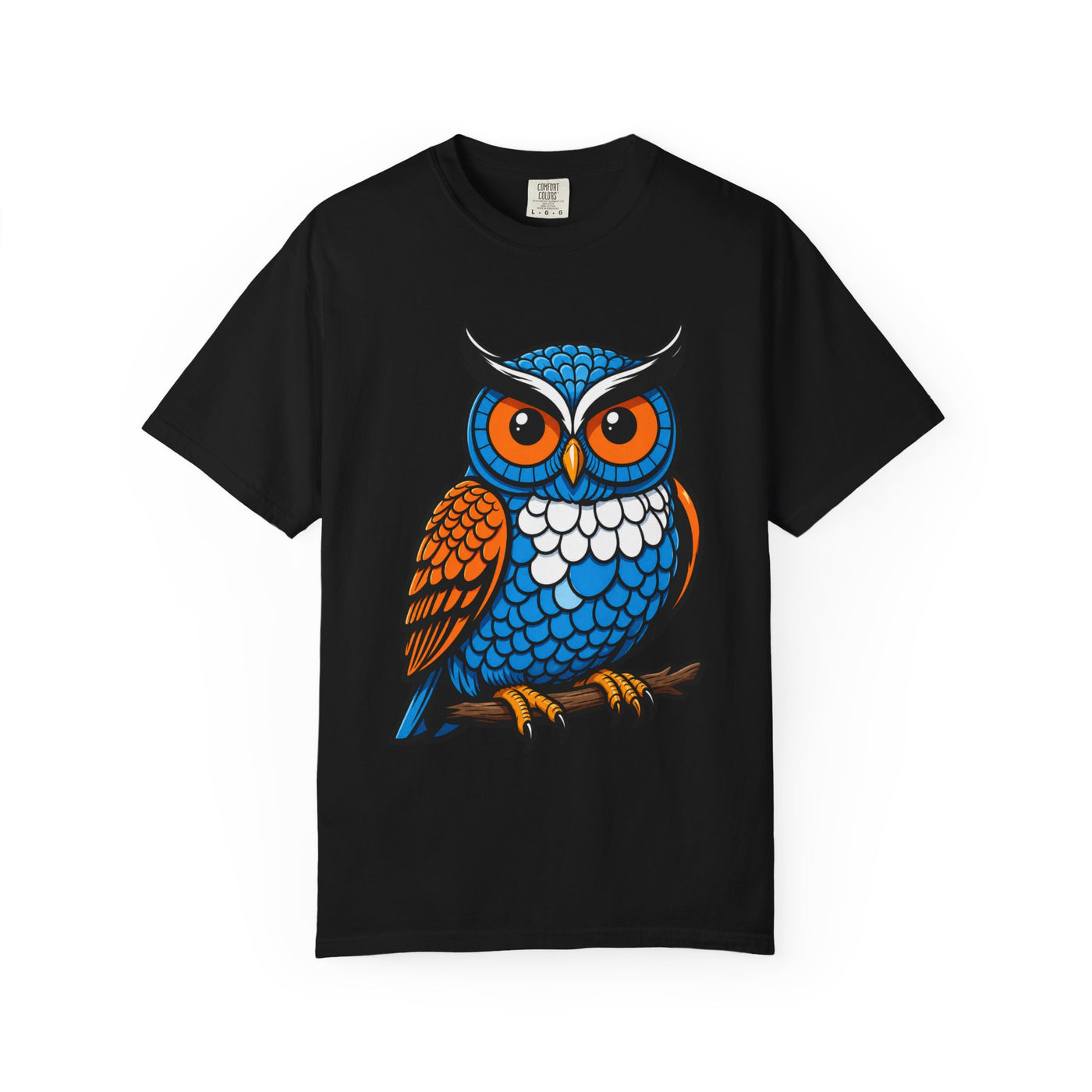 Blue Owl Mascot T-Shirt Graphic