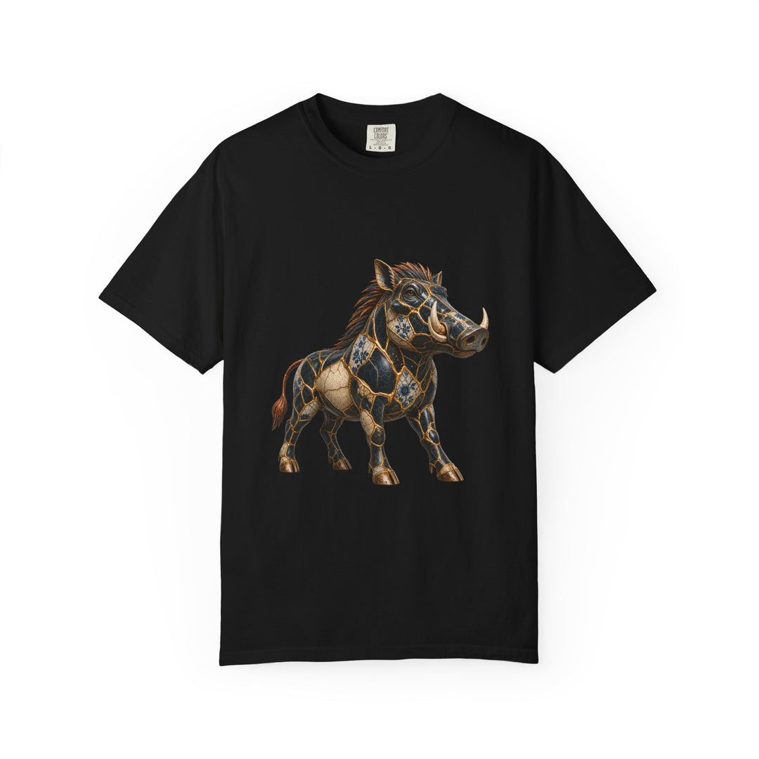 Kintsugi Ceramic Warthog Porcelain Graphic Tee