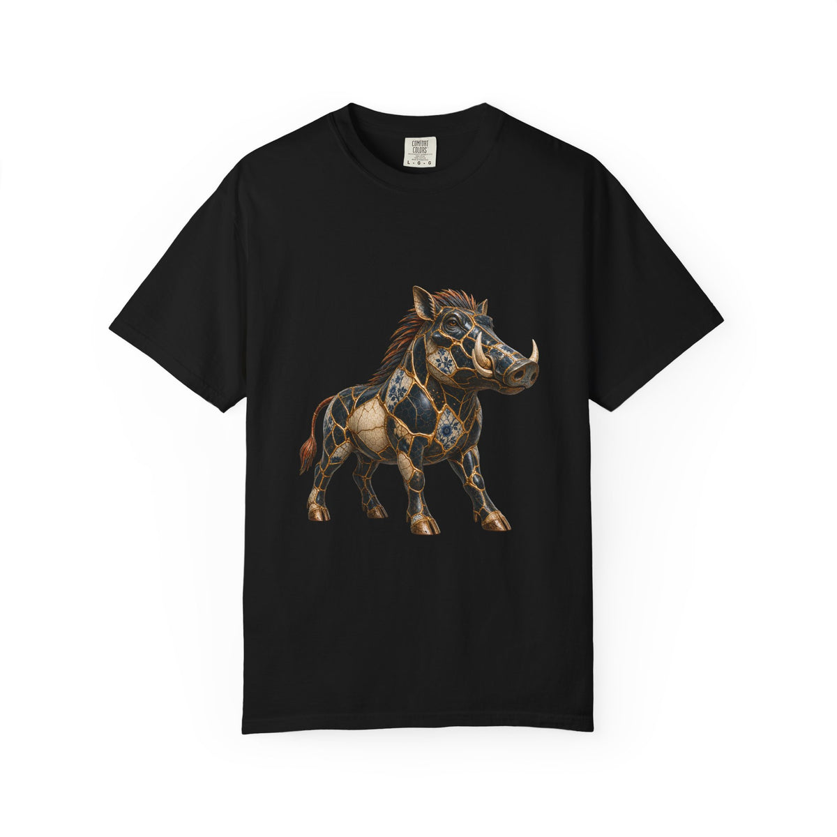 Kintsugi Ceramic Warthog Porcelain Graphic Tee
