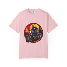 Retro Sunset Motorcycle Rider T-Shirt Graphic