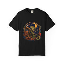 Desert Moon Lizard Observatory T-Shirt Graphic