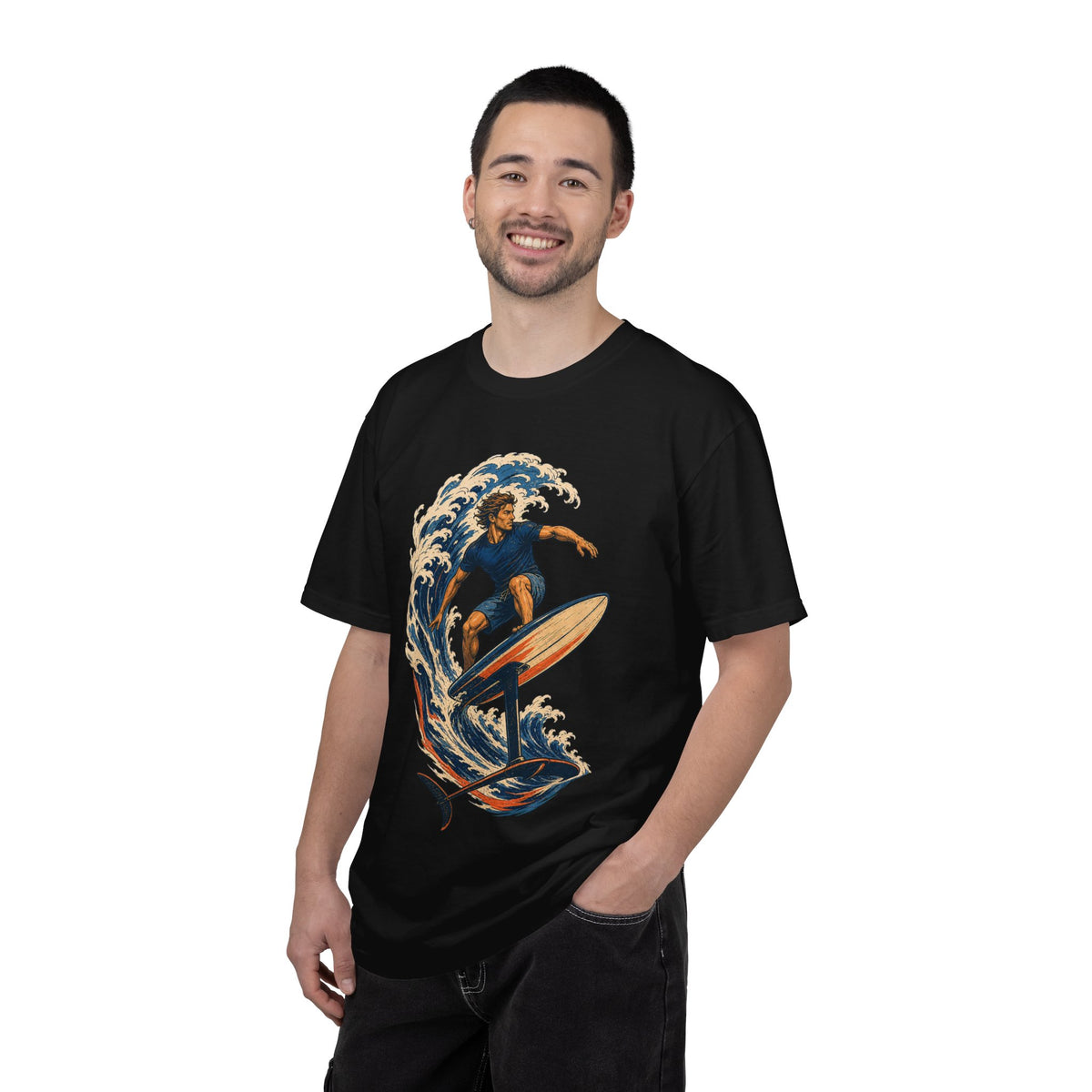 Foil Flight Hydrofoil Surf Screenprint Graphic Tee