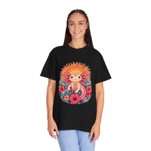 Psychedelic Hibiscus Axolotl Graphic Tee