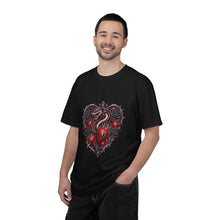 Punk Metal Strawberry Serpent T-Shirt Graphic