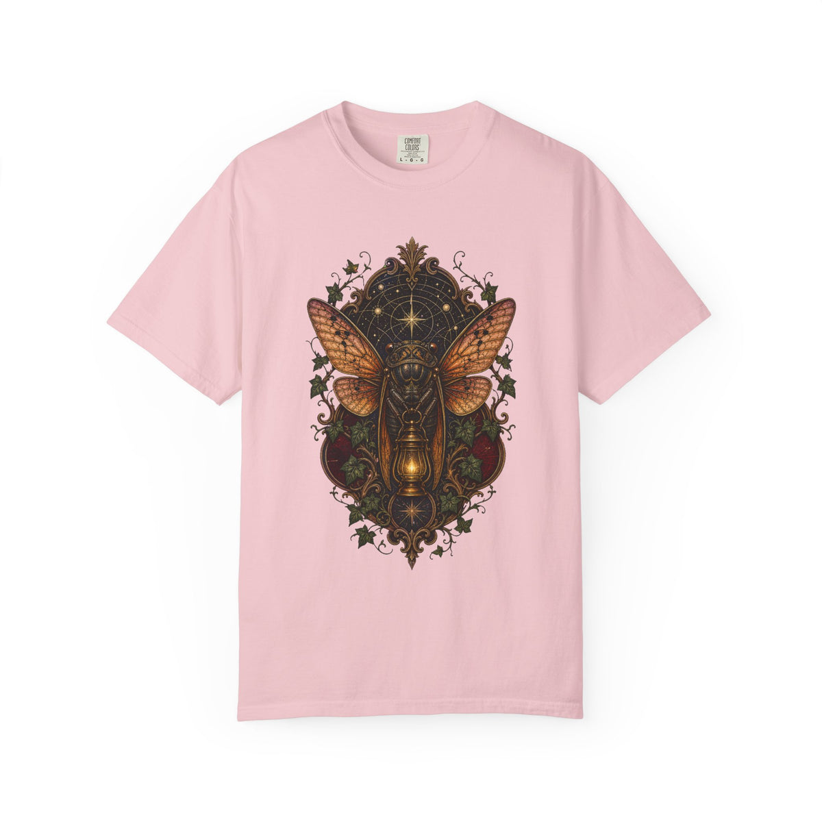 Dark Academia Lantern Cicada Graphic Tee