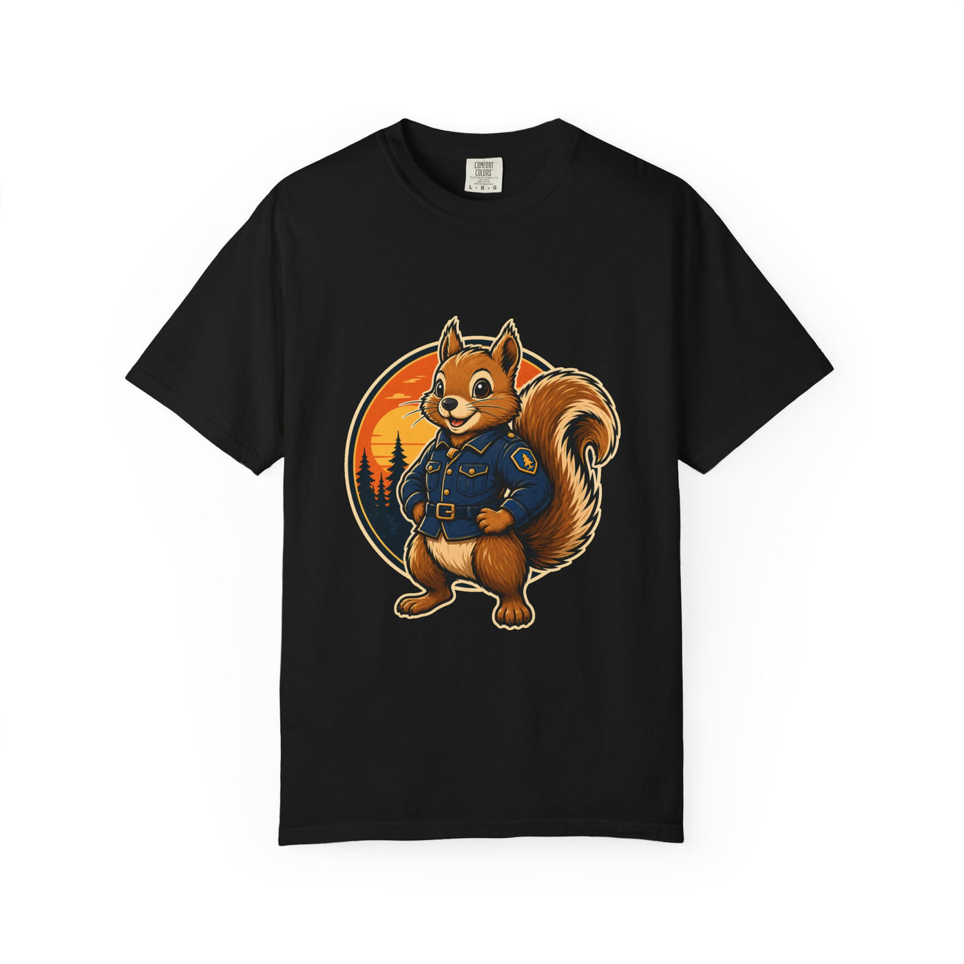 Woodland Ranger Squirrel T-Shirt Graphic