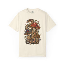 Embroidered Mushroom Serpent Graphic Tee