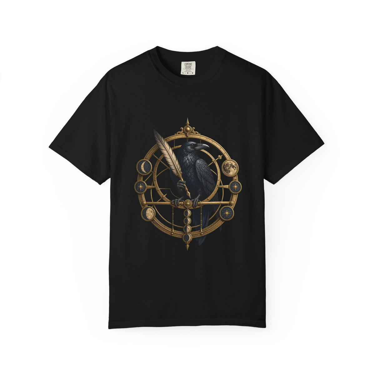 Poetcore Raven Astrolabe Graphic Tee