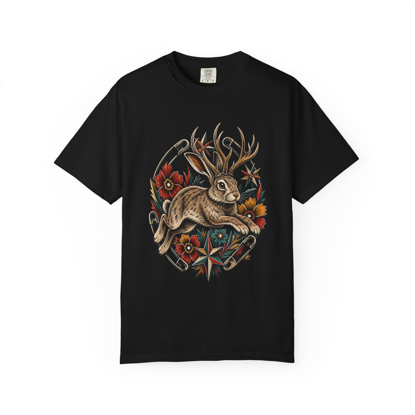 Folk Punk Jackalope Graphic Tee