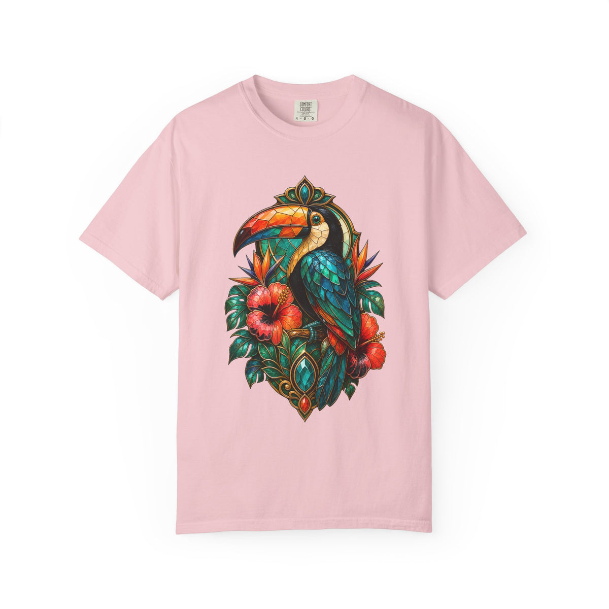 Tropical Glass Toucan Graphic Tee