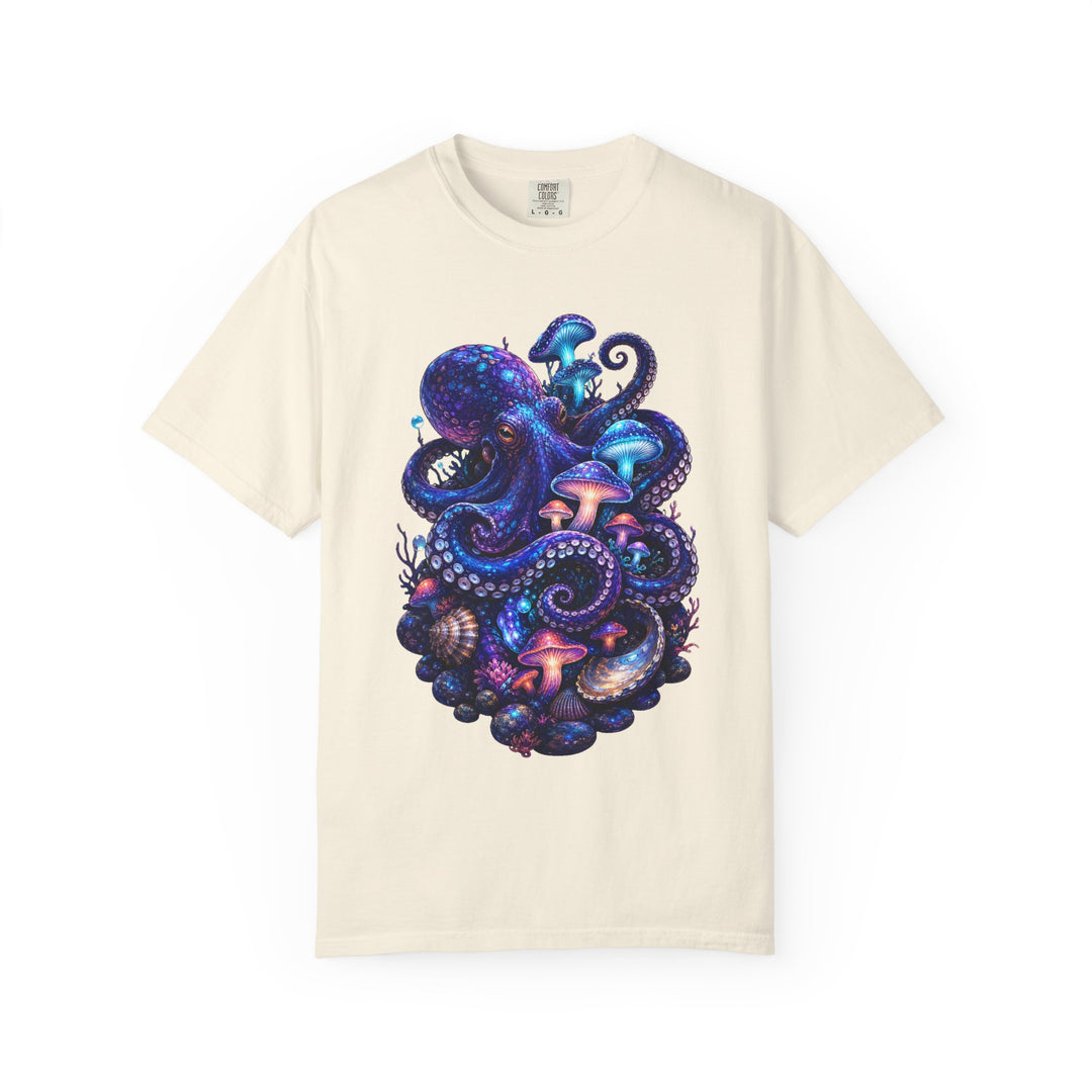 Bioluminescent Octopus Tidepool Graphic Tee