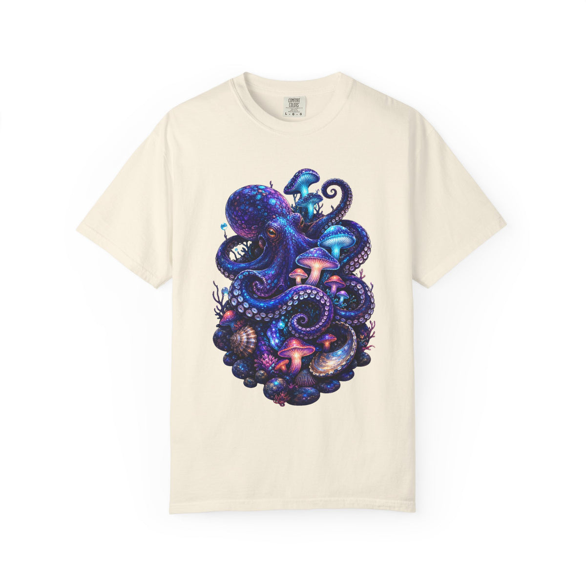 Bioluminescent Octopus Tidepool Graphic Tee