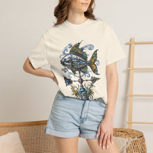 Chrome Botanical Weather Fish T-Shirt Graphic