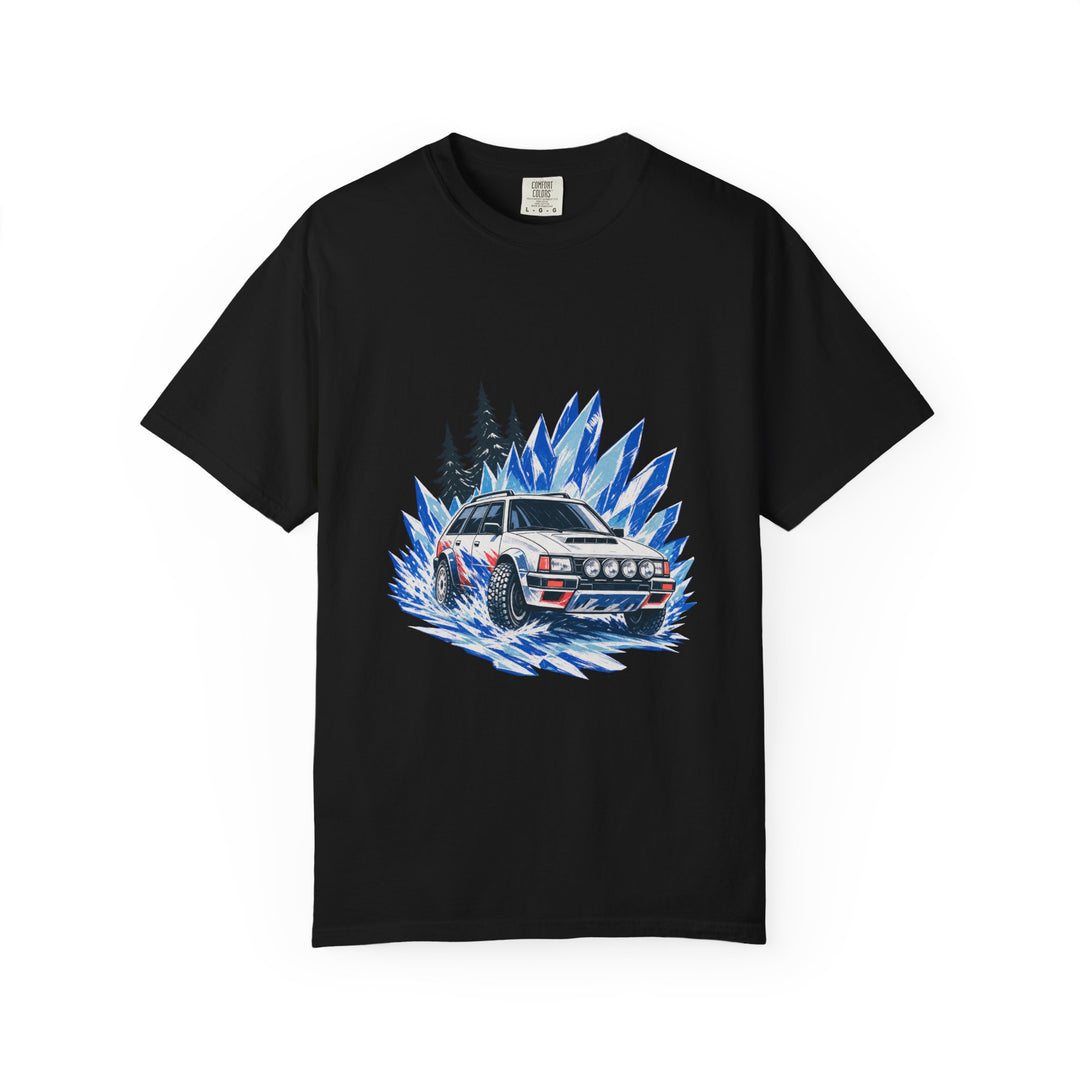 Cobalt Snow Stage Rally Wagon Graphic Tee