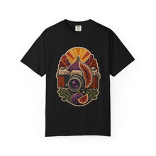 Embroidered Canyon Camera Fig T-Shirt Graphic