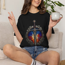Cracked Stone Sword Portal Graphic Tee