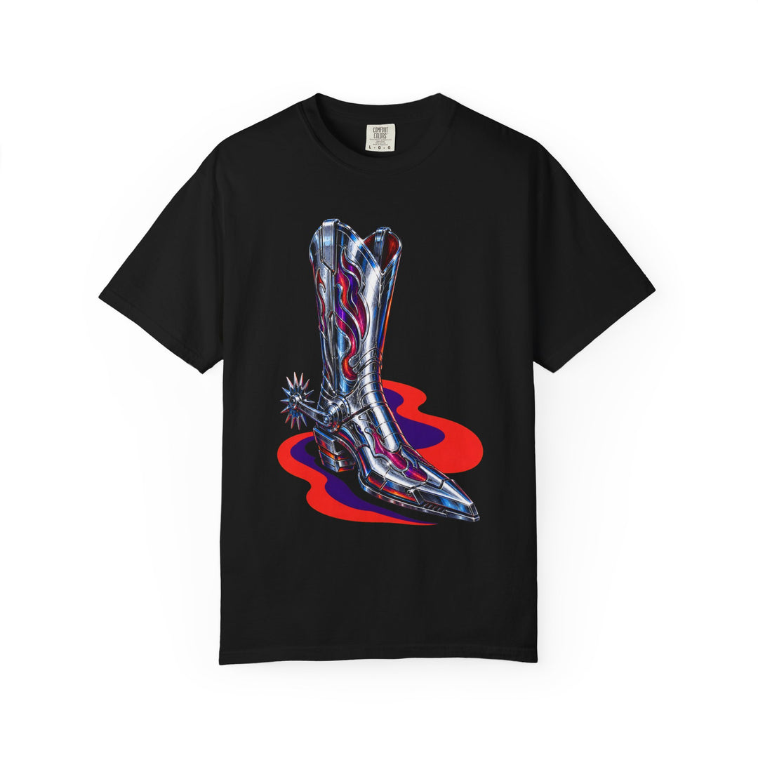 Chrome Rodeo Boot Futurist Graphic Tee