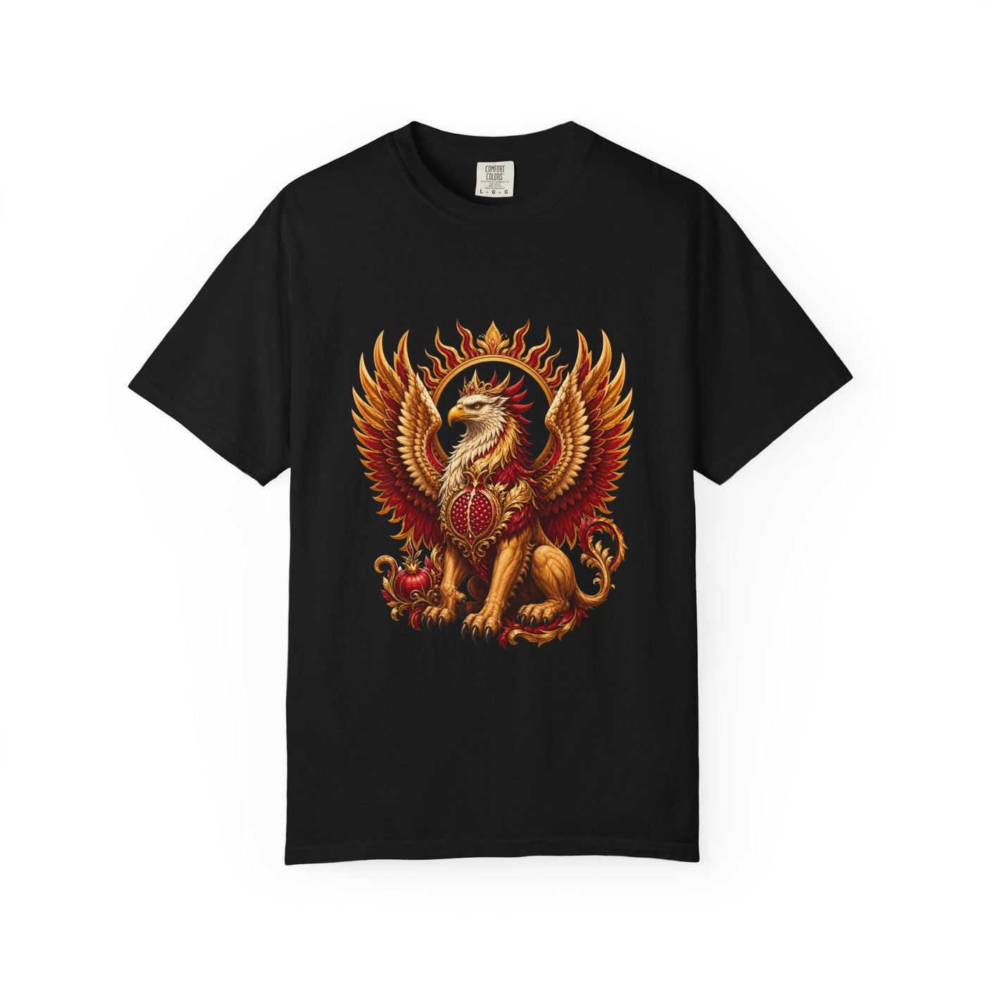 Solar Pomegranate Griffin Graphic Tee