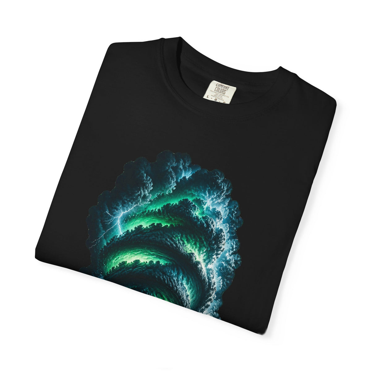 Emerald Night Funnel Storm Chaser Graphic Tee