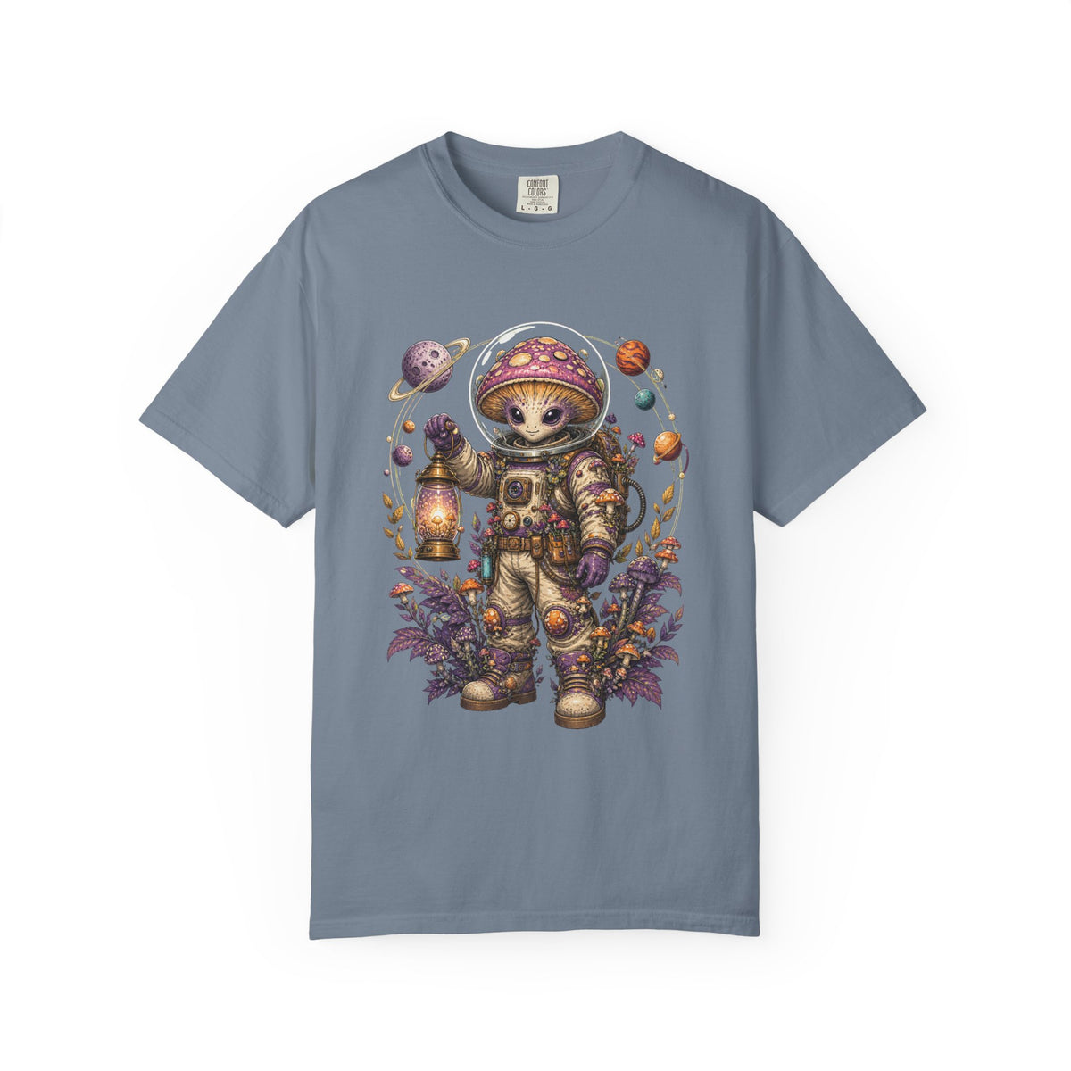 Aliencore Mushroom Astronaut T-Shirt Graphic