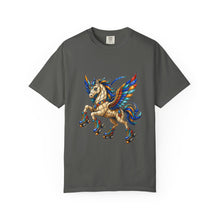 Stained Glass Roller Skate Pegasus T-Shirt Graphic