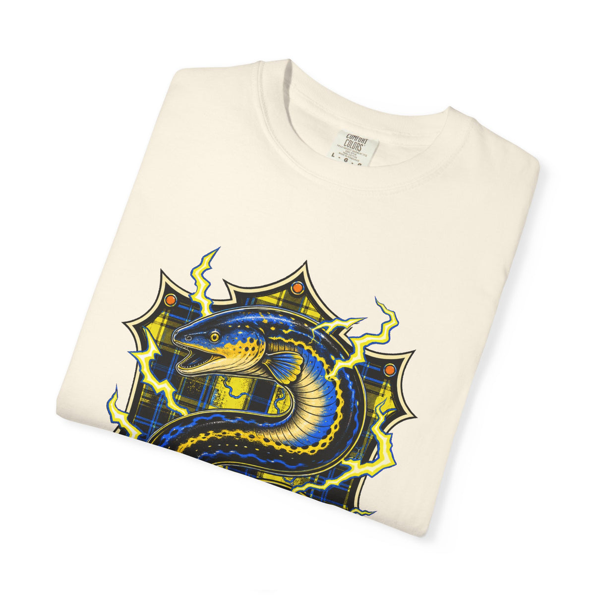 Acid Plaid Electric Eel Graphic Tee