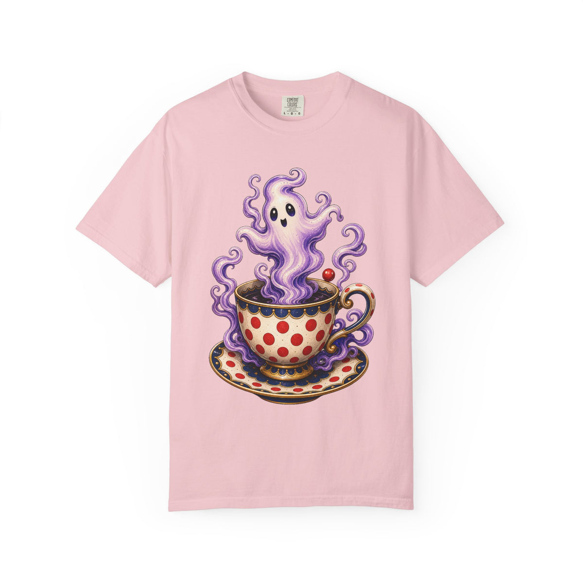 Polka Dot Phantom Teacup Graphic Tee