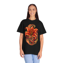 Acid Marbled Tiger Lily Vortex Graphic Tee