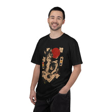 Red Sun Process Cat T-Shirt Graphic